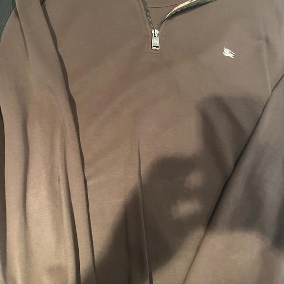 Men’s Burberry half zip pullover sweater - Picture 2 of 7
